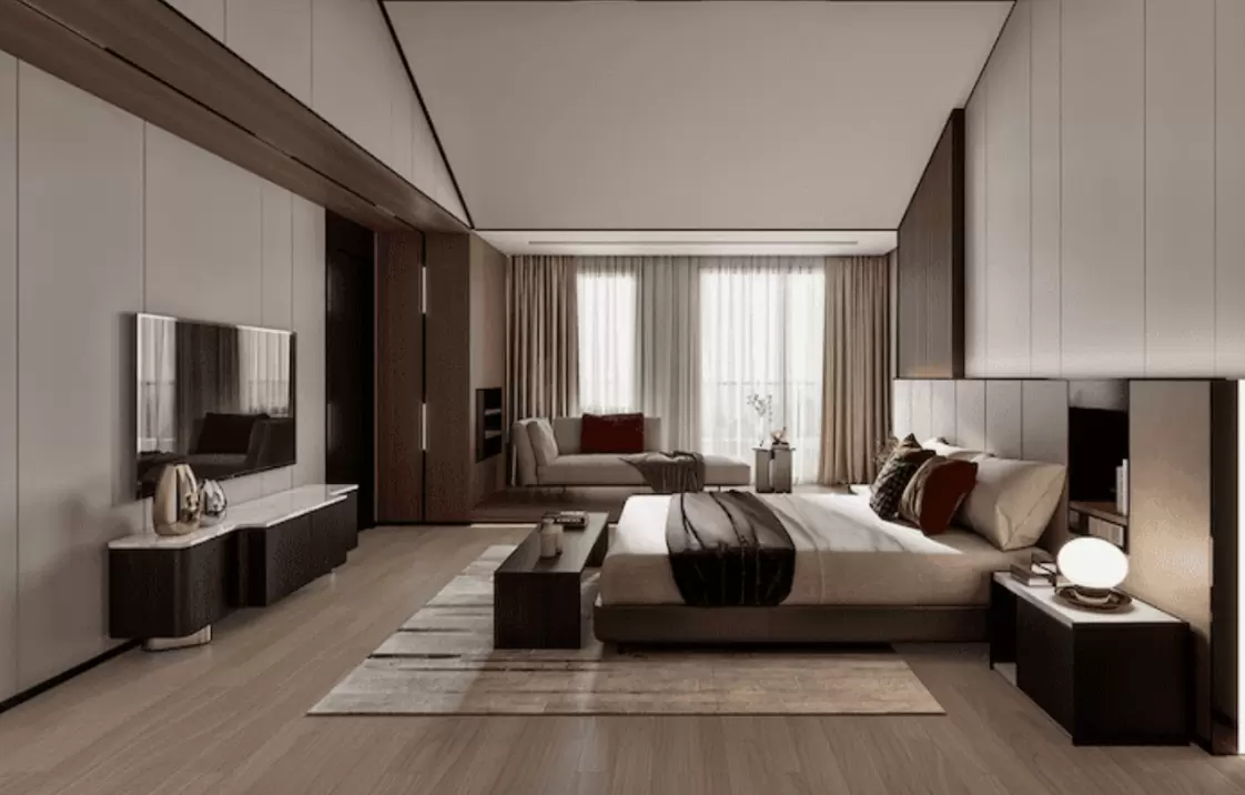 Mẫu phòng ngủ 25m² sang trọng, chuẩn không gian master